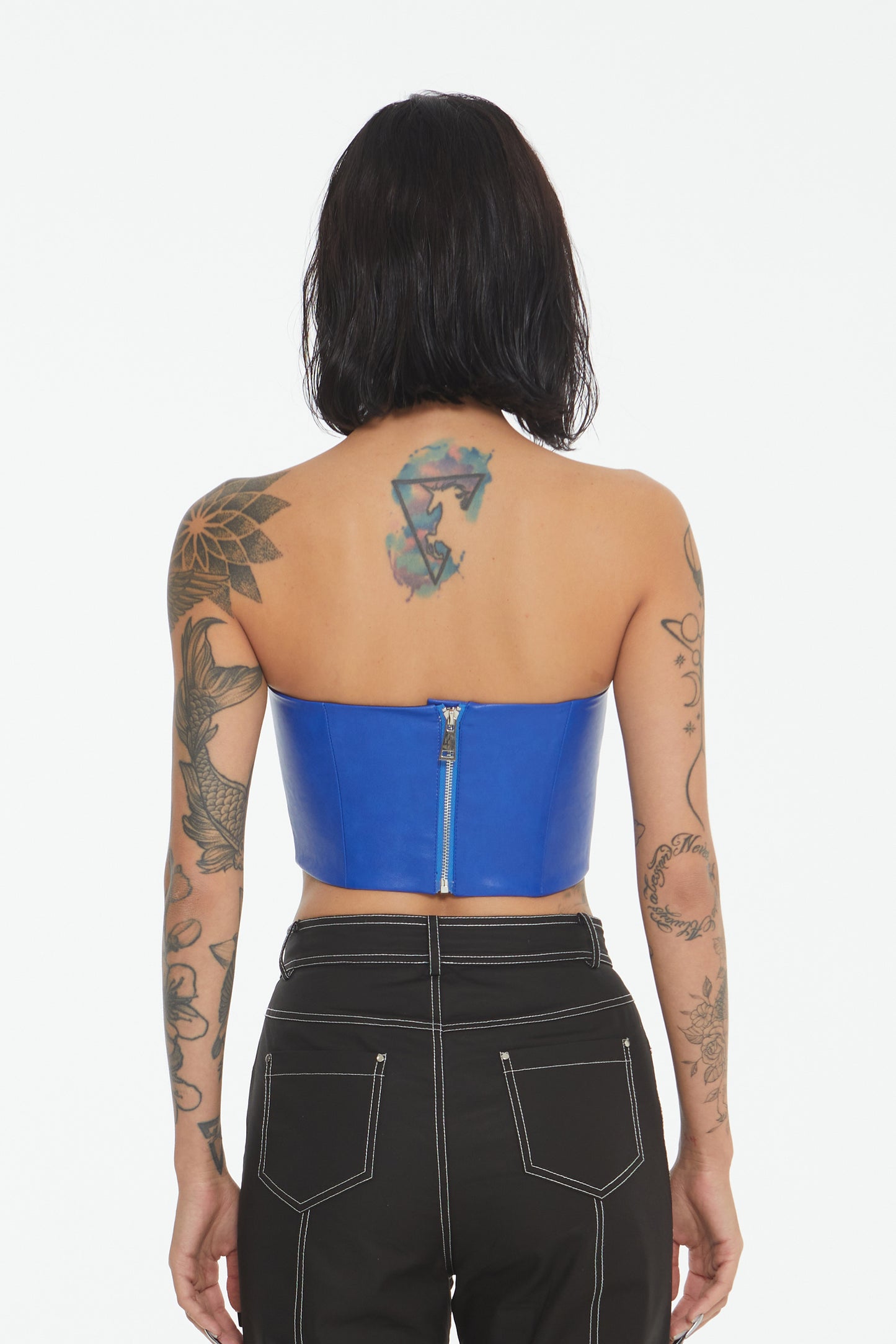 XENASERA FW22 BLUE ENCHANTRESS BUSTIER TOP