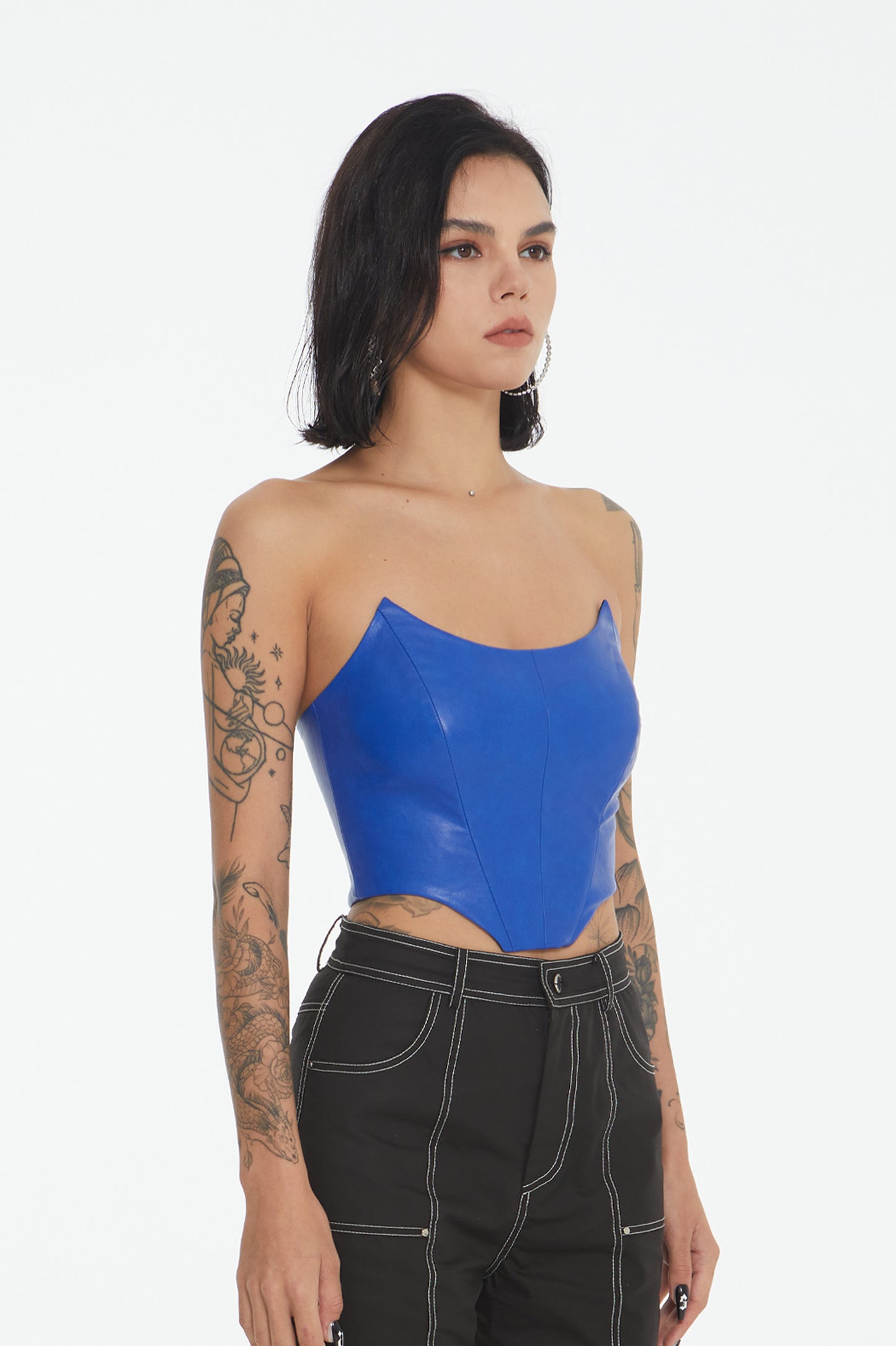 XENASERA FW22 BLUE ENCHANTRESS BUSTIER TOP