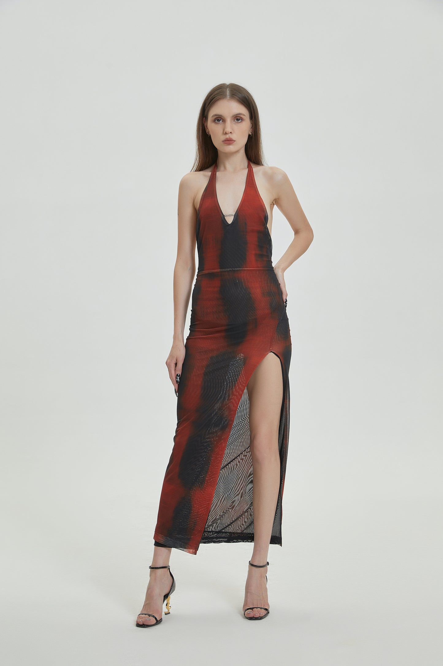 XENASERA SS22 NIGHTFALL CABERNET DRESS